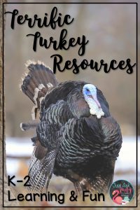Click to check out these turkey and Thanksgiving resources (including a free even and odd numbers resource) for kindergarten, first, and second grades.