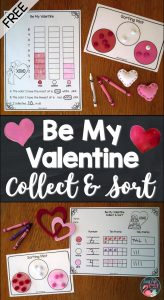 Check out this free Valentine's Day sorting activity, perfect for pre-school and kindergarten math.