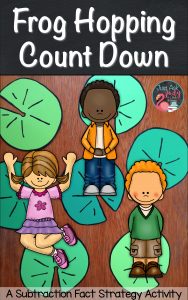 Click to discover a math activity for teaching the subtraction fact mental strategy for counting down 1, 2, or 3 that'll have your first and second-grade kids hopping around your classroom!