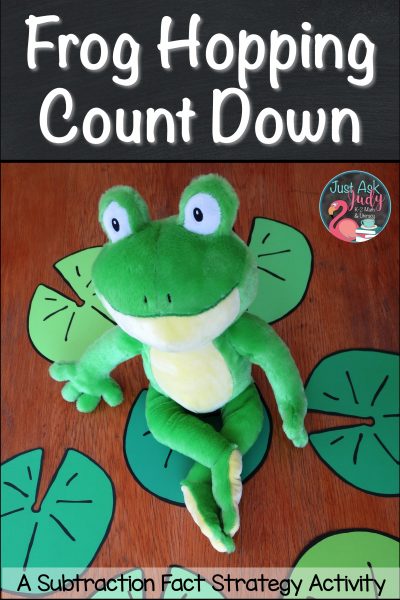 Find an idea and a free first and second-grade math resource for teaching the subtraction fact mental strategy for counting down or counting back 1, 2, or 3 from a given number.