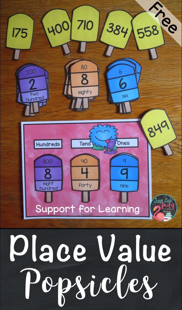 Cool off with this two or three-digit place value activity, ideal for first, second, or third grade math.