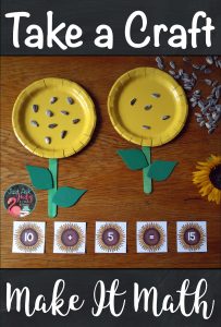 Try this sunflower "craftivity" to reinforce understanding of teen numbers. It is perfect for kindergarten and early first-grade. #KindergartenMath #sunflowers #MathActivities #TeenNumbers