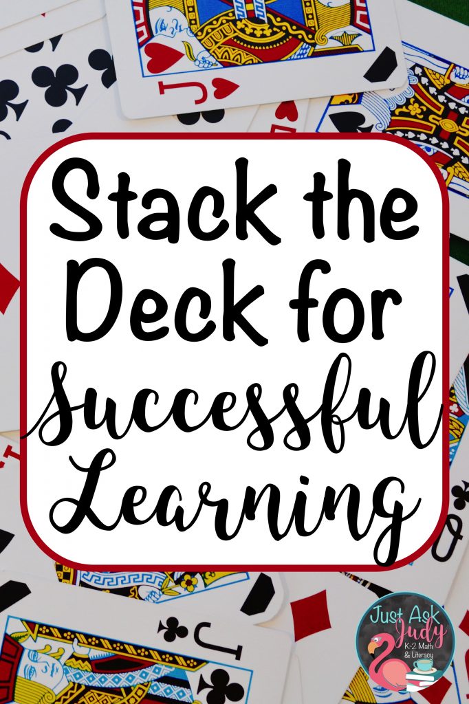 Increase the odds for successful learning with Stack the Deck, an engaging flashcard activity for preschool, kindergarten, and first grade. #Kindergarten #Preschool #FirstGrade