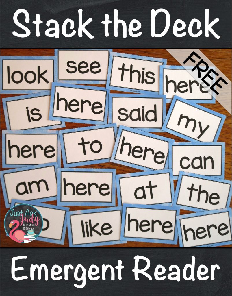 Use Stack the Deck to actively engage your kindergarten students in a sight word recognition activity. It can be implemented as part of your whole class introductory lessons or as an intervention activity to provide repetitive practice with individual or small groups of students who struggle with word recognition. #HighFrequencyWords #Kindergarten