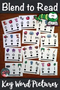 Try this set of 180 word cards designed to support beginning or struggling students as they learn to decode CVC words in kindergarten and first grade. With these word cards, there is no mystery to solve or puzzle to figure out. There is a specific key word picture for easy reference above each letter to assist your students with letter-sound correspondence. #KindergartenLiteracy #DecodingCVCWords