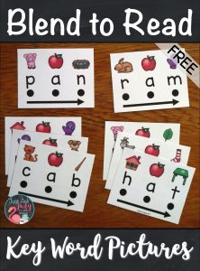 Try out this free sample with 16 word cards designed to support beginning or struggling students as they learn to decode short a CVC words in kindergarten and 1st grade. With these word cards, there is no mystery to solve or puzzle to figure out. There is a specific key word picture for easy reference above each letter to assist your students with letter-sound correspondence. #FirstGradeLiteracy #Decoding