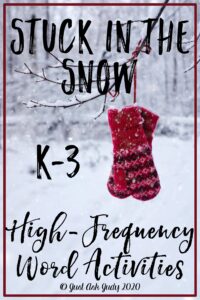 Find two Stuck in the Snow resources, including a freebie, to help your kindergarten, first, second, and third-grade students gain repeated exposure to high-frequency words. #Winter #SightWords