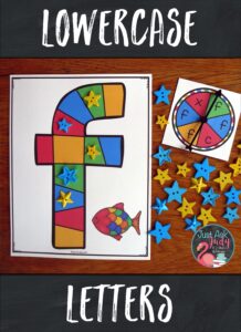 Give your preschool, kindergarten, or struggling students repetitive practice with recognizing a single letter. Check out these lowercase letter partner games.