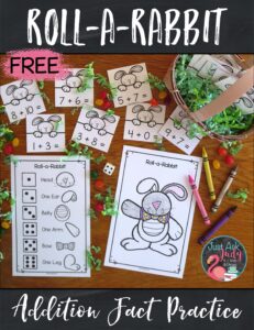 Let your kindergarten, first, and second-grade kids roll their way to addition fact fluency with this small group dice activity.
