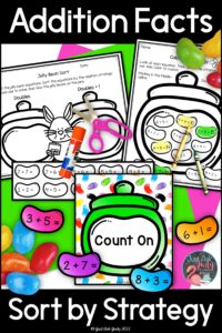 Have 1st and 2nd graders who need more practice and review with the addition facts to 20? Then, hop right over and check out this jelly bean addition fact strategy sorting resource!