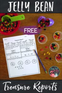 Check out this engaging hands-on jelly bean math activity for first and second-graders which helps develop an understanding of two-digit numerals, tens and ones.