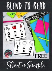 Download this free sample with 16 short a word cards designed to support beginning or struggling students as they learn to decode CVC words in kindergarten and first grade. There is a specific key word picture for easy reference above each letter to provide support with letter-sound correspondence.