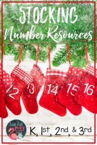 Are you looking for some skill based holiday themed resources to keep your students actively engaged and learning? Or maybe, you’re just looking to keep your sanity! You’ll find a free greater than and less than stocking themed activity for first, second, and third graders along with an activity for ordering the numbers 0 – 120 to use with Google SlidesTM, perfect for kindergarten, first, and second grades.