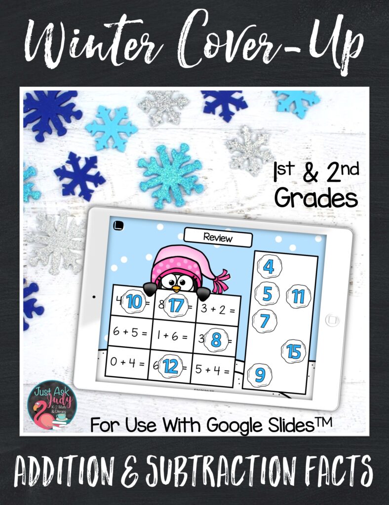 Are you looking for a cool activity to help your students apply mental computation strategies to the basic addition and subtraction facts? This winter themed activity, for use with Google SlidesTM, is perfect for your first and second-grade math students to practice, review, and develop fluency with the basic addition and subtraction facts to 20. 