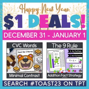 Discover more than 2,000 dollar deals on TpT. Hurry- 2 days only!