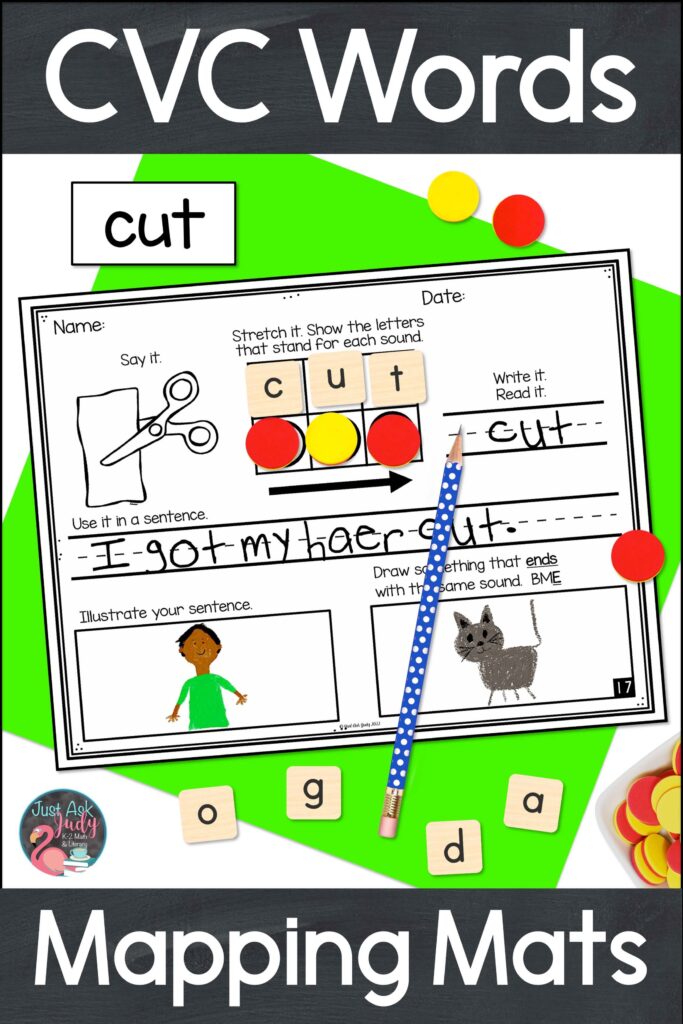 Are you looking for an activity to help your beginning or struggling readers connect the sounds they hear with the letters they see in CVC words? You need to check out this resource with short-vowel high-frequency words!