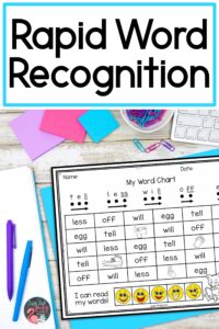 Learn all about rapid word recognition charts. Find out what they are, why to try them, who will benefit, and how to create your own.