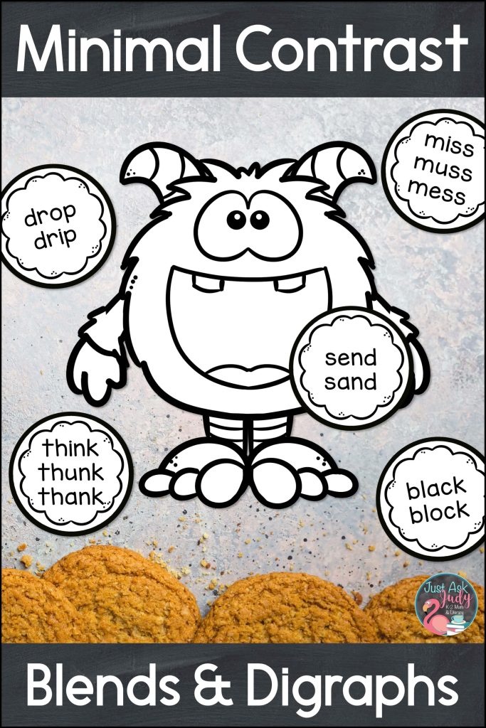 Get your kindergarten, first, and second grade students engaged in reading short vowel words with consonant blends and digraphs with this fun Feed Me Cookies phonics activity.