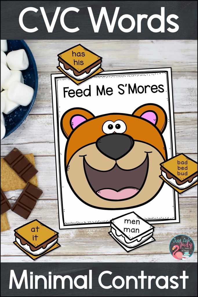 Keep your beginning and struggling readers engaged in reading CVC words with this fun Feed Me S'Mores activity!