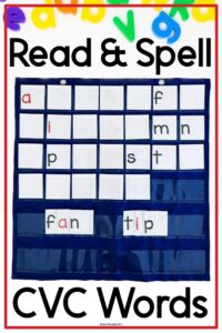 A letter sound mat is one of my favorite tools to teach students how to decode and encode CVC words. Check it out!